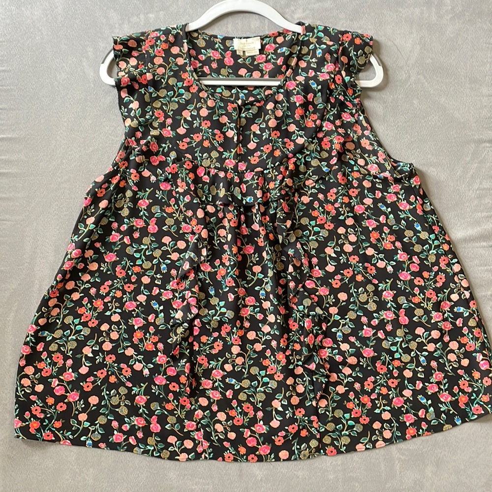 ✨ kate spade floral sleeveless top
